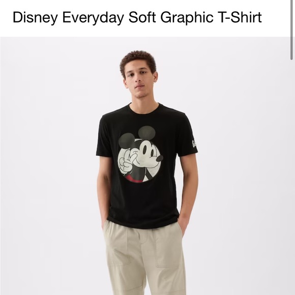 NWT Gap Men’s Mickey Mouse Graphic Tee - Picture 1 of 4